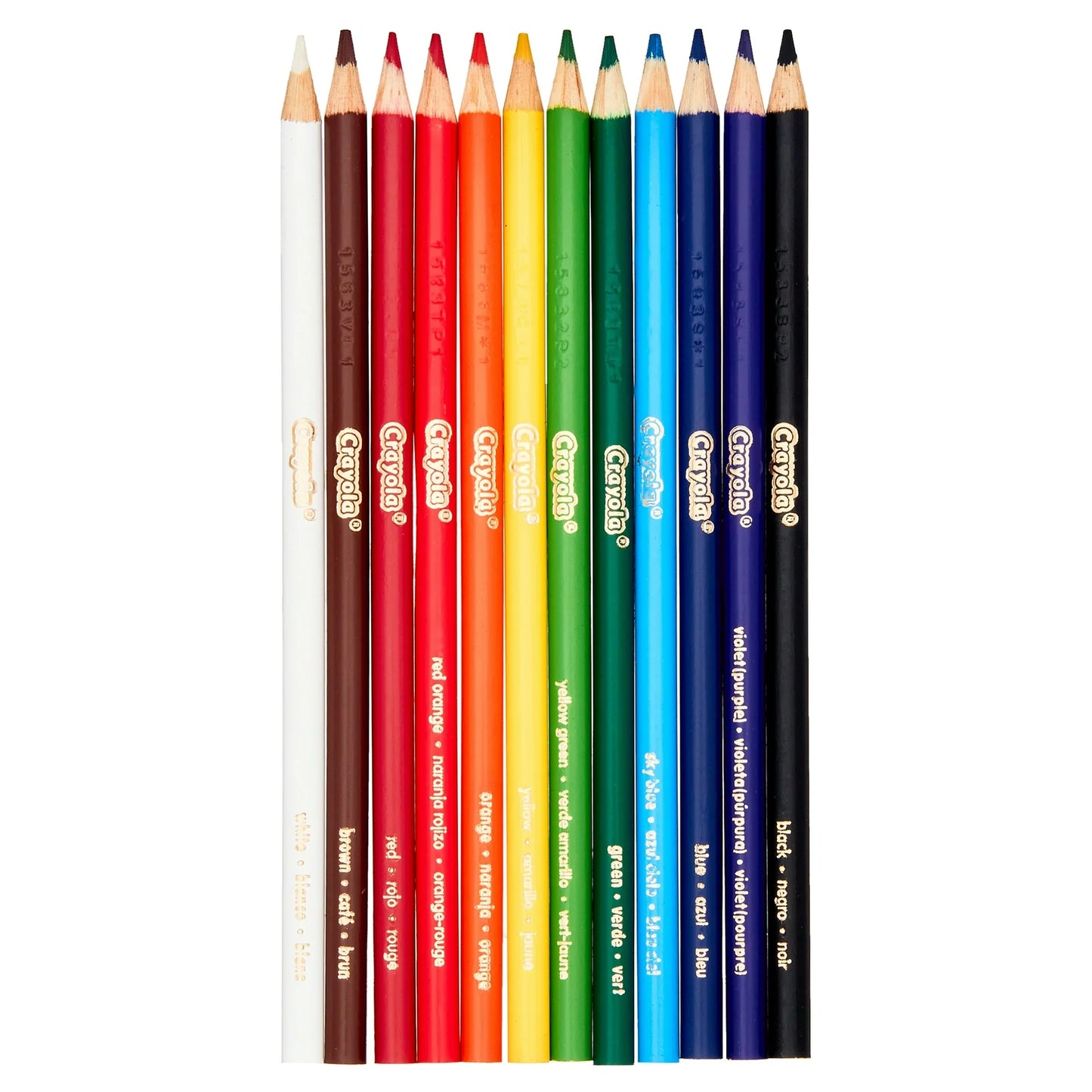 Crayola Colored Pencil Set, 12 Ct, Back to School Supplies for Kids, Classroom Supplies, Teacher Gift