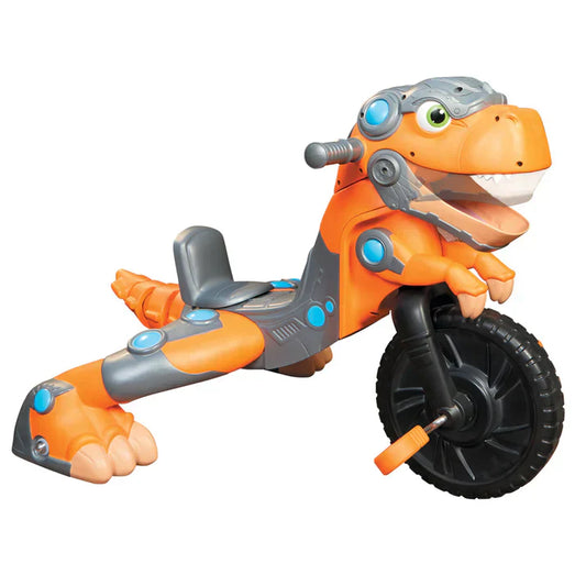 Chompin' Dino Trike with Sounds, Adjustable Seat & Pedals