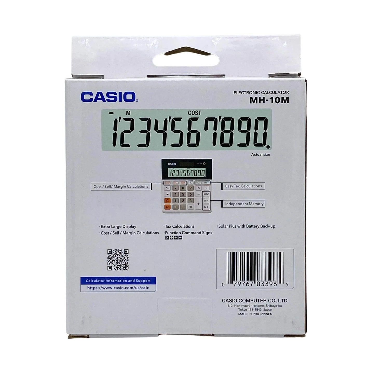 Casio MH-10 10-Digit Desktop Calculator