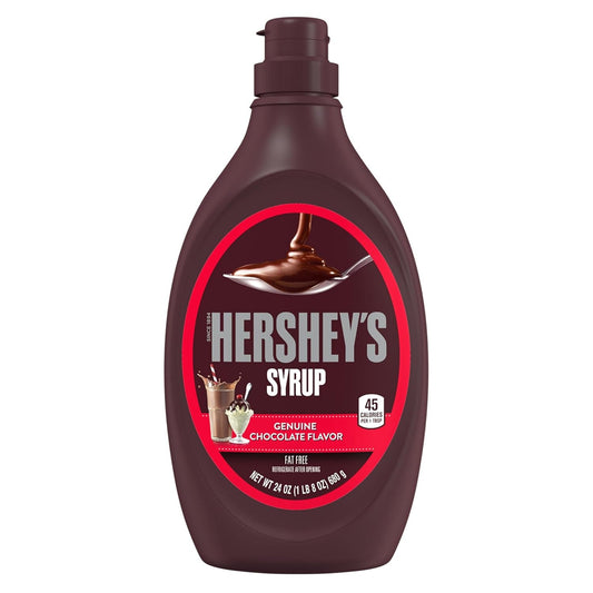 Chocolate Syrup Bottle, 24 Oz