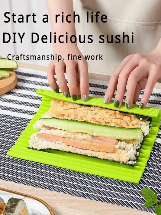 1pc Sushi Making Tool Sushi Roll Mat Seaweed Rice and Vegetable Roll Machine DIY Home Sushi Restaurant Party Kitchen Small Tool
