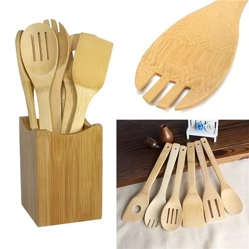 Wooden Spatula Set