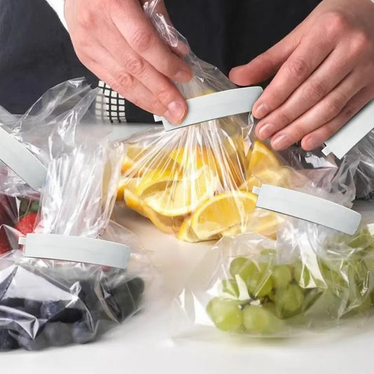 Large Opening Safety Clip Toothed Design Moisture-proof Protecting Clip Kitchen Food Sealing Clip Non-slip Teeth Chip Bag Clips