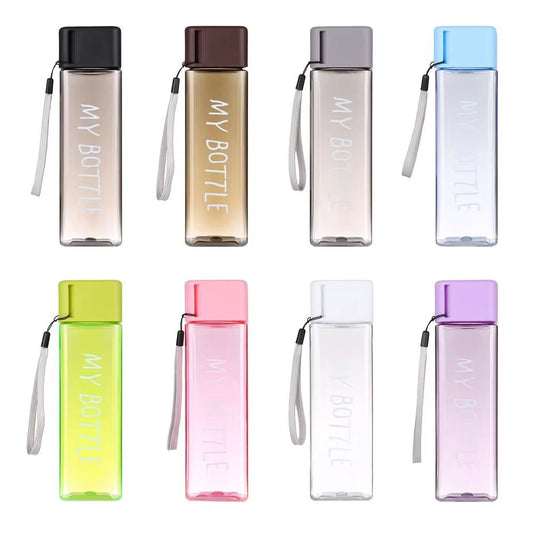 Transparent Square Water Bottle