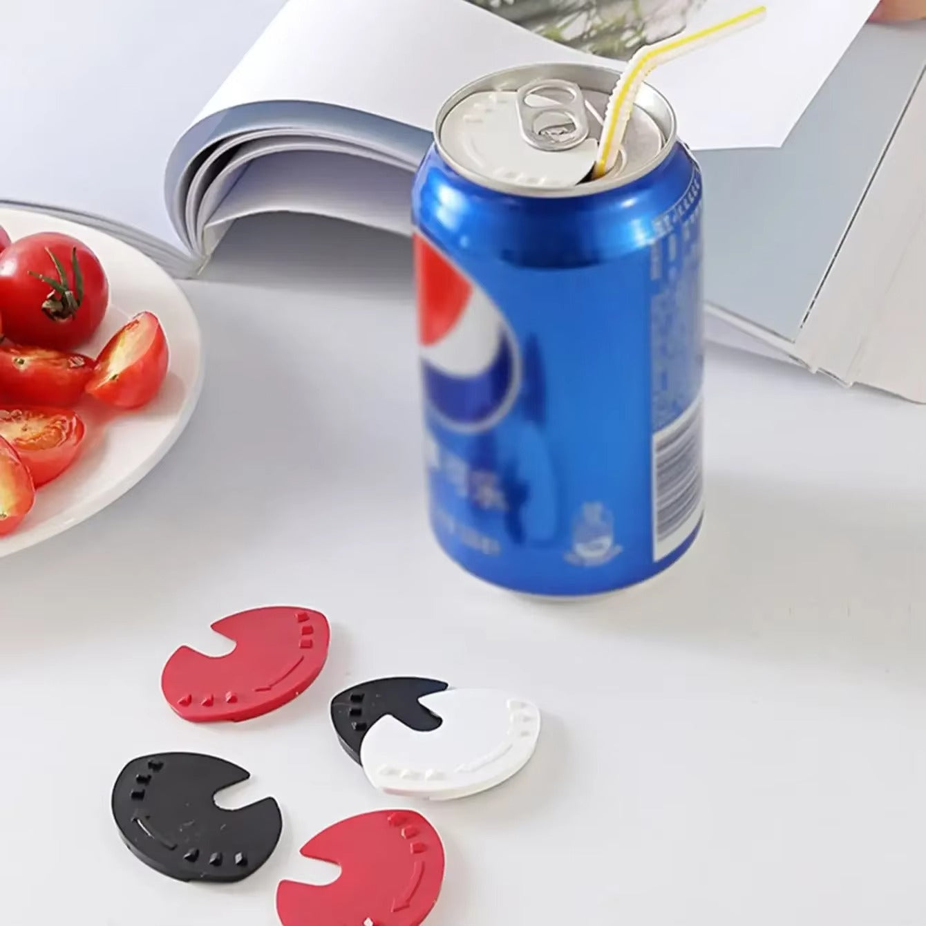 5pcs, Beverage Can Cap, Canlock Reusable Can Lid, Canlock Beverage Can Lid, Barricade Soda Protector