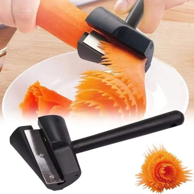Vegetable Fruit Cutter Household Spiral Funnel Flower Shredder Peeler
