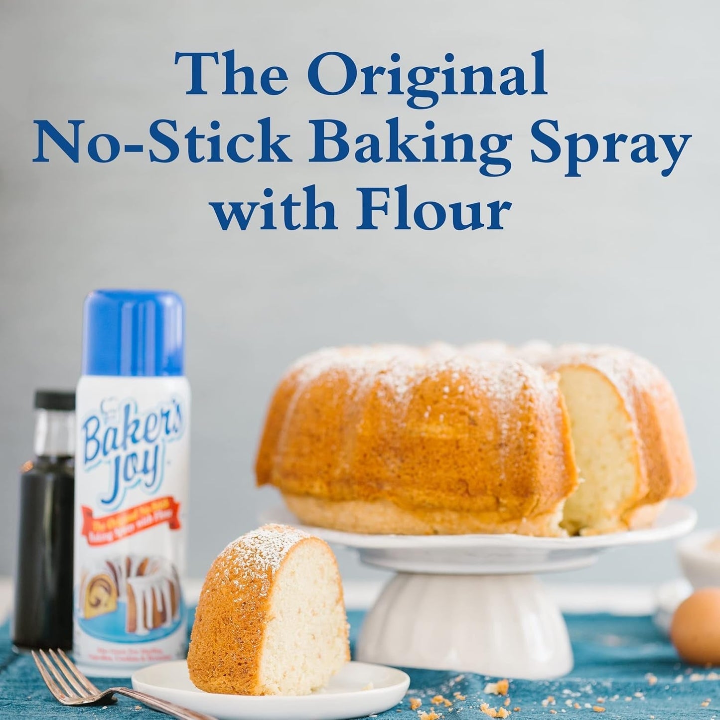 Original No-Stick Baking Spray with Flour, 5 Ounce Can