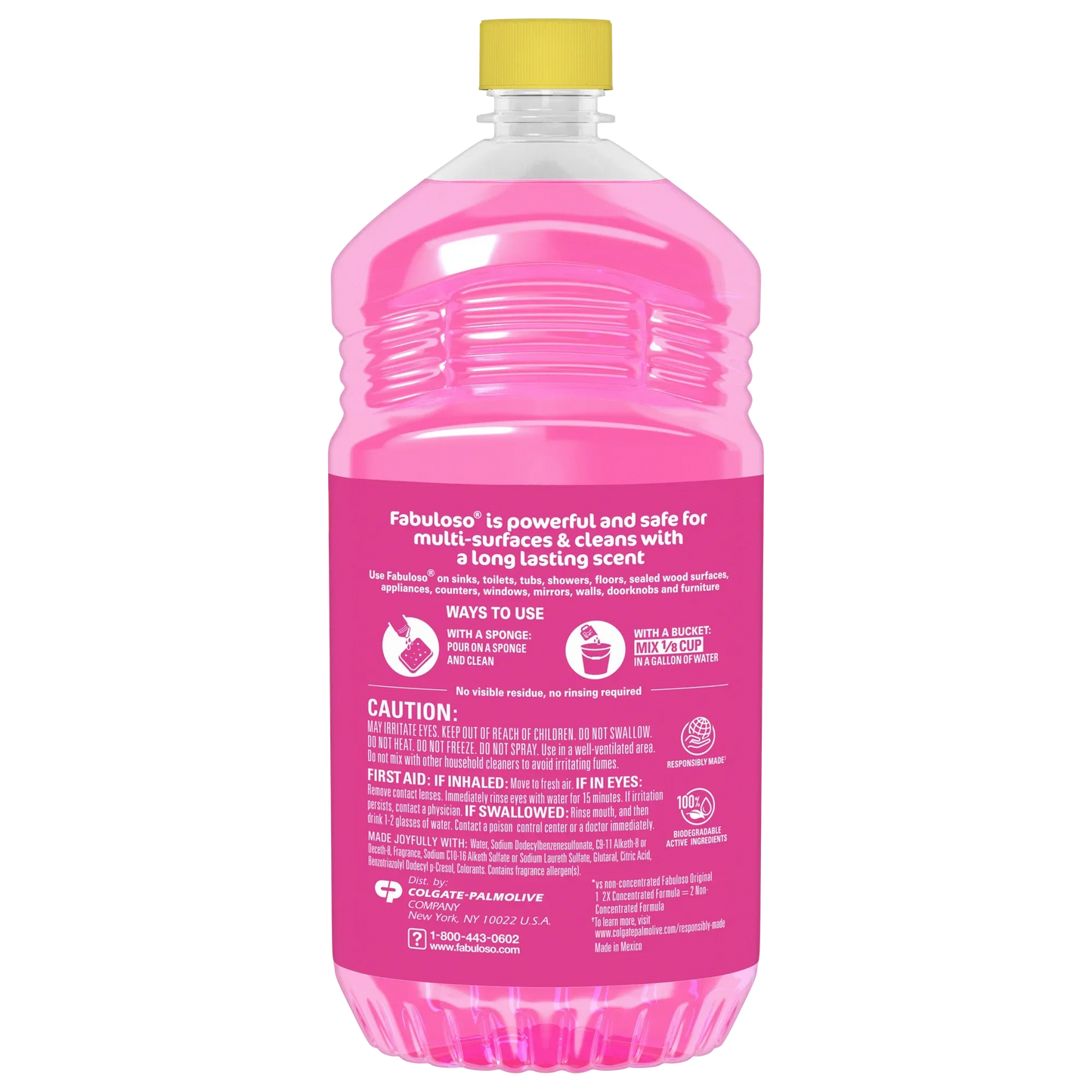 Fabuloso Multi Surface All Purpose Floor Cleaner, Watermelon Scent, 56 fl oz