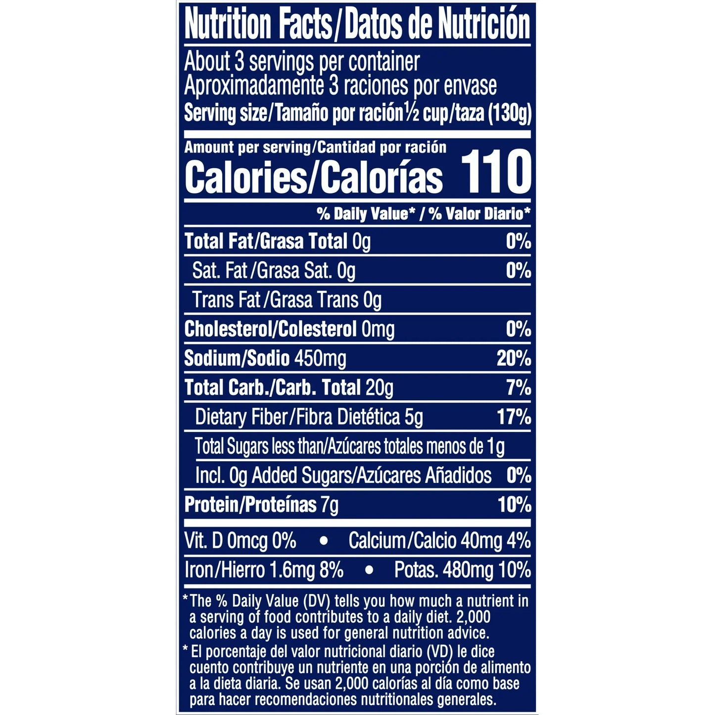 Bush's Black Beans, Canned Beans, 15 oz