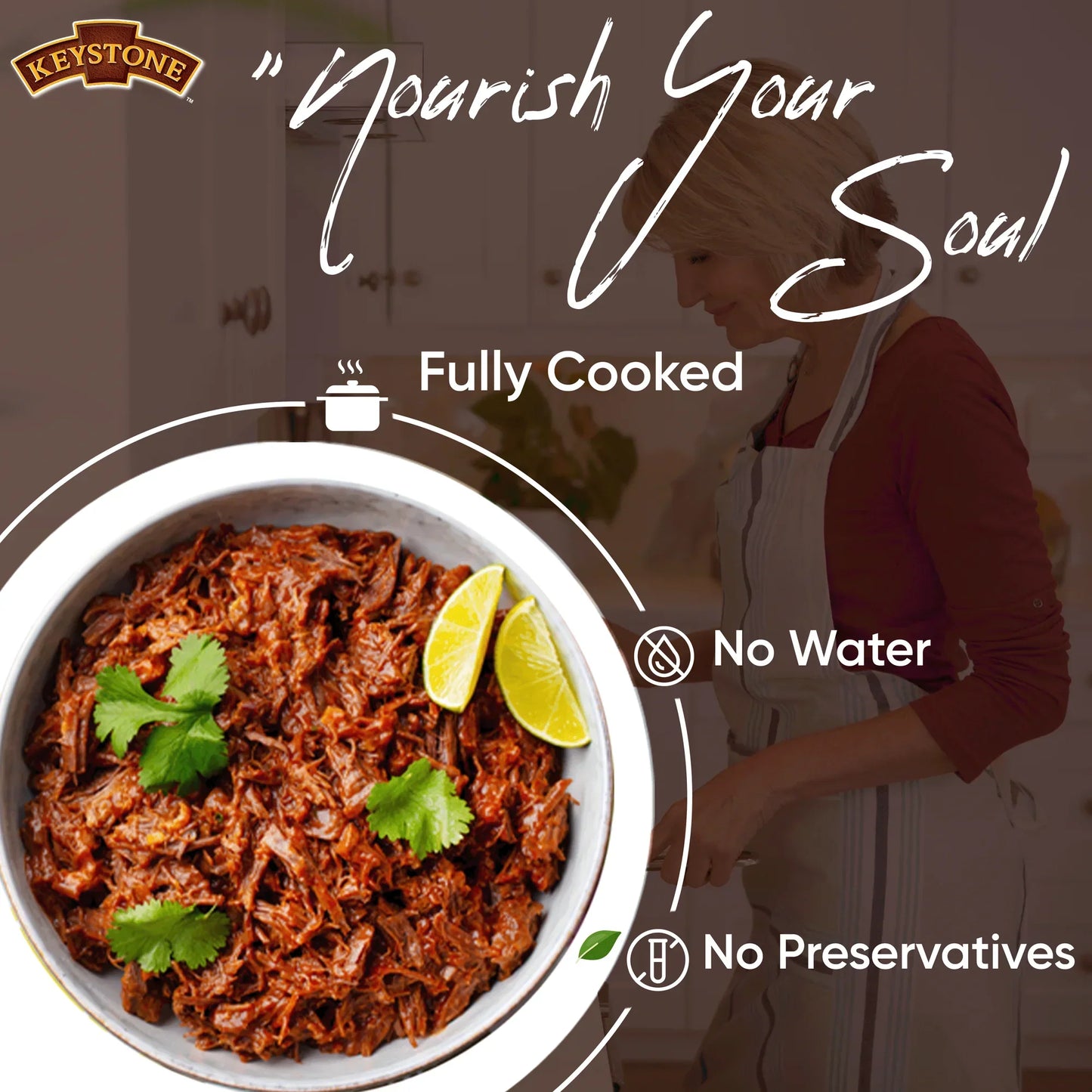 Keystone All Natural Beef, 28 oz Can