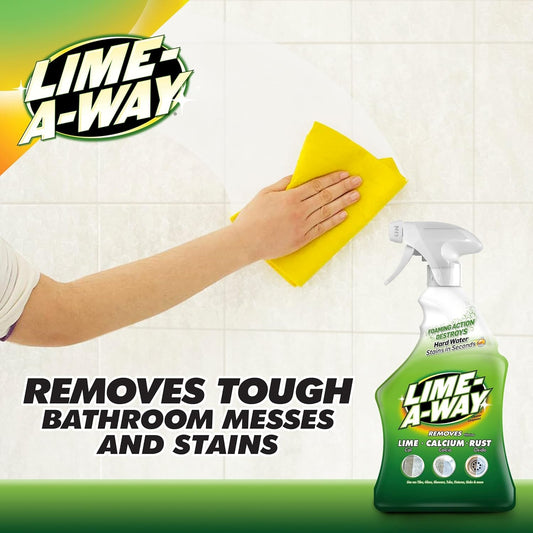 Bathroom Cleaner, 32 Fl Oz Bottle, Removes Lime Calcium Rust