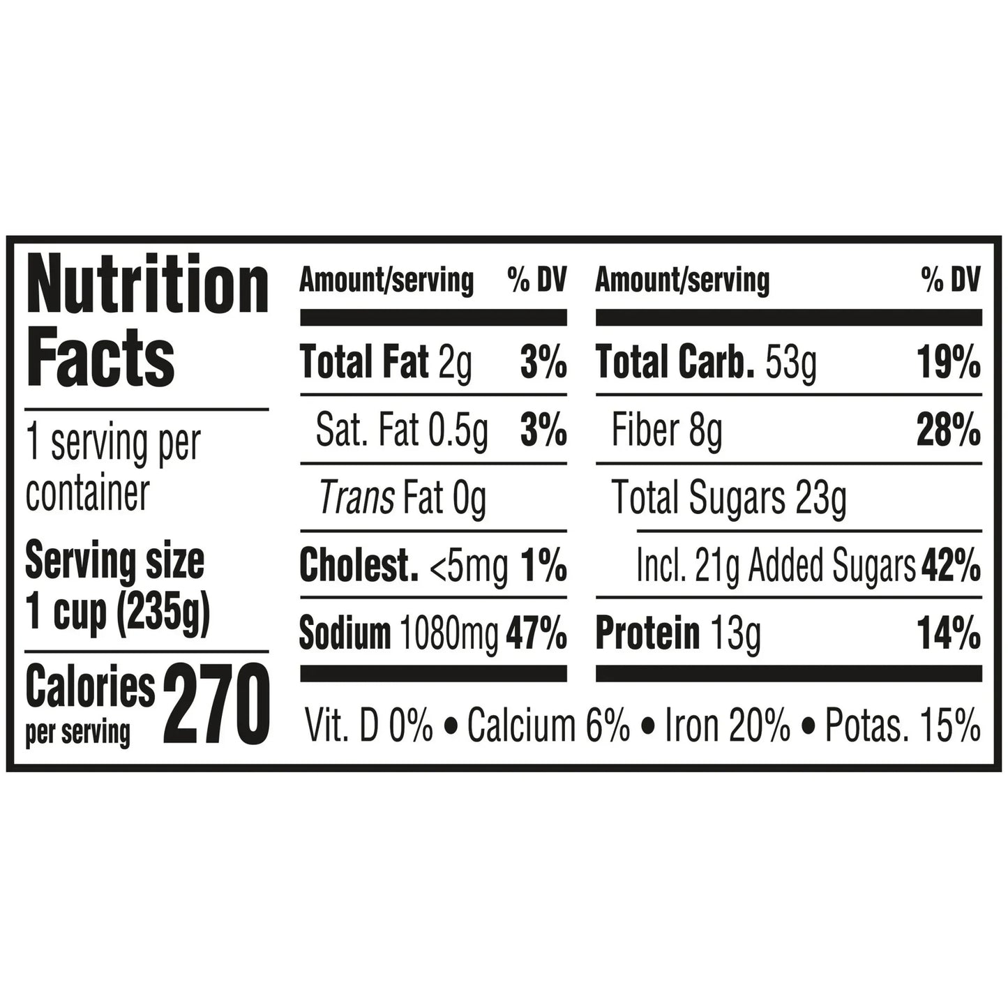 Bush's Original Baked Beans, Canned Beans, 8.3 oz Can