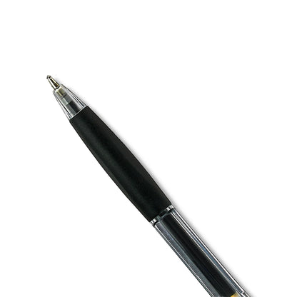 Pen+Gear Retractable Ballpoint Pens, Medium Point,1.0mm, Black Ink, 8 Count