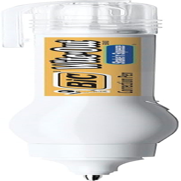 Wite-Out Brand Shake 'N Squeeze Correction Pen, 8 ML Correction Fluid, 4-Count Pack of White Correction Pens, Fast, Clean and Easy to Use Pen Office or School Supplies