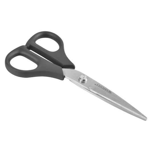 Office Westcott Multipurpose Scissors, All Purpose Plus+, 5", Stainless Steel, Straight, Black, for Office, 1-Count