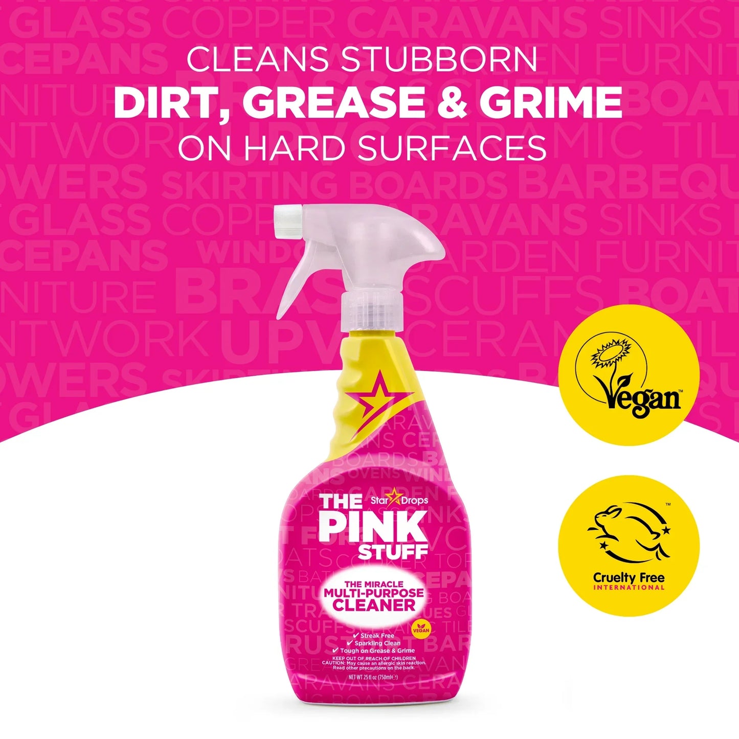 The Pink Stuff, Miracle Multi-Purpose Household Cleaner, Liquid Spray, 25.36 fl. oz.