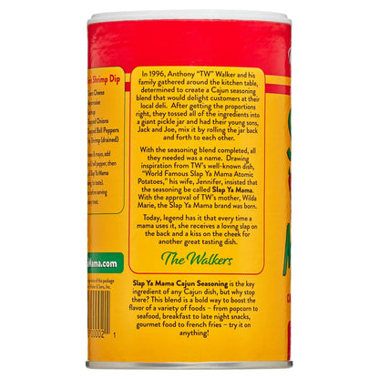 Slap Ya Mama Original Blend Cajun Seasoning, 8 oz Canister – Bold Louisiana-Style Spice for Everyday Cooking