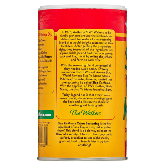 Slap Ya Mama Original Blend Cajun Seasoning, 8 oz Canister – Bold Louisiana-Style Spice for Everyday Cooking