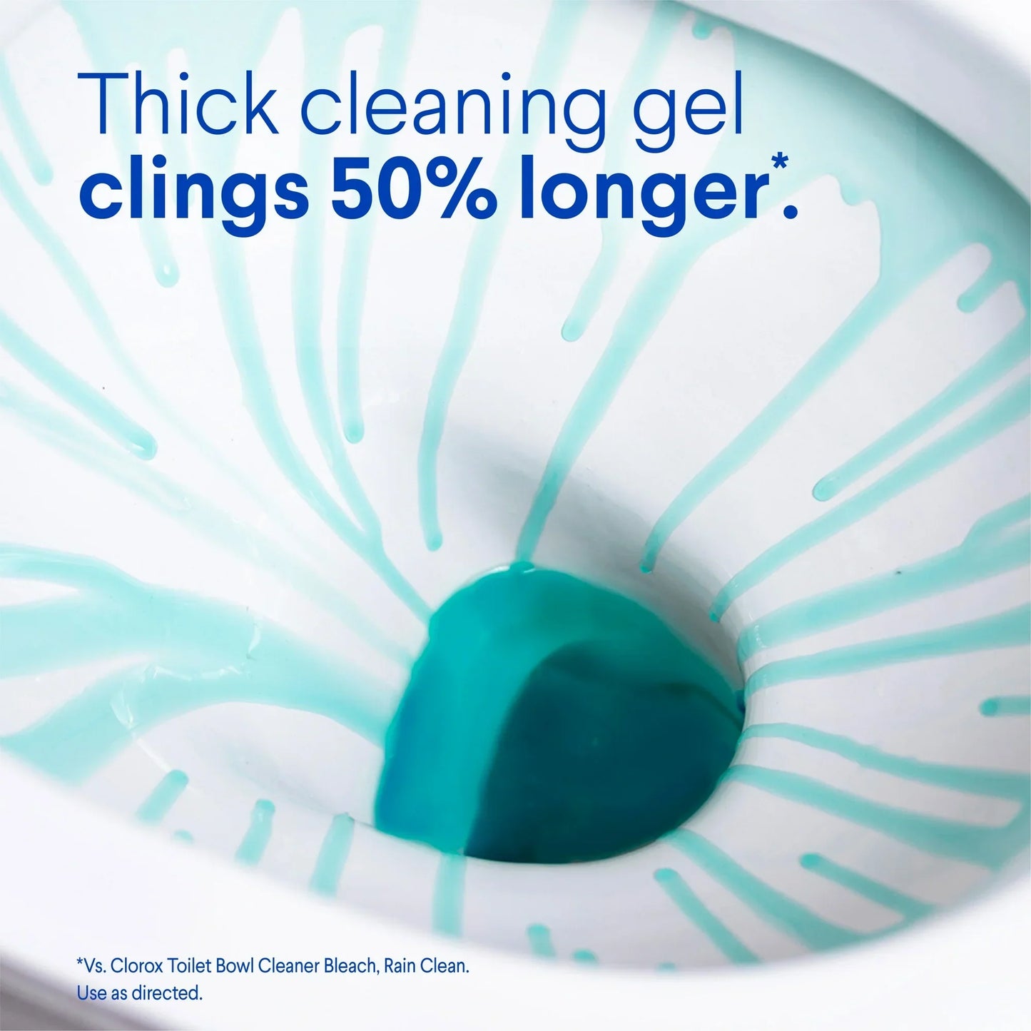 Clorox Toilet Bowl Cleaner Clinging Bleach Gel, Crisp Lemon, 24 fl oz