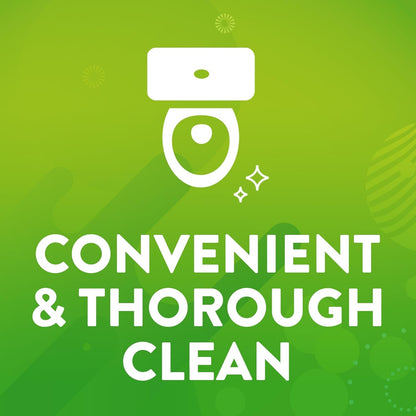 Flushable Toilet Bowl Wand Cleaner Refills, Fresh Brush Cleaner Toilet Refill Pads, Removes Limescale & Odors, Citrus Scent, 20 Count (Pack of 1)