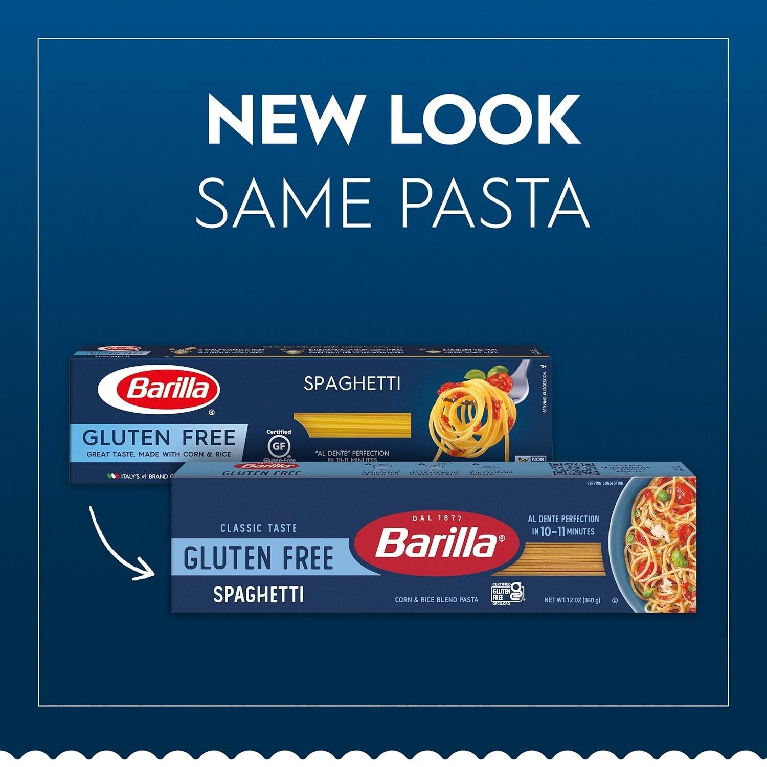 BARILLA Gluten Free Spaghetti, 12 Ounce - Non-Gmo Gluten Free Pasta Made with Blend of Corn & Rice - Vegan Pasta
