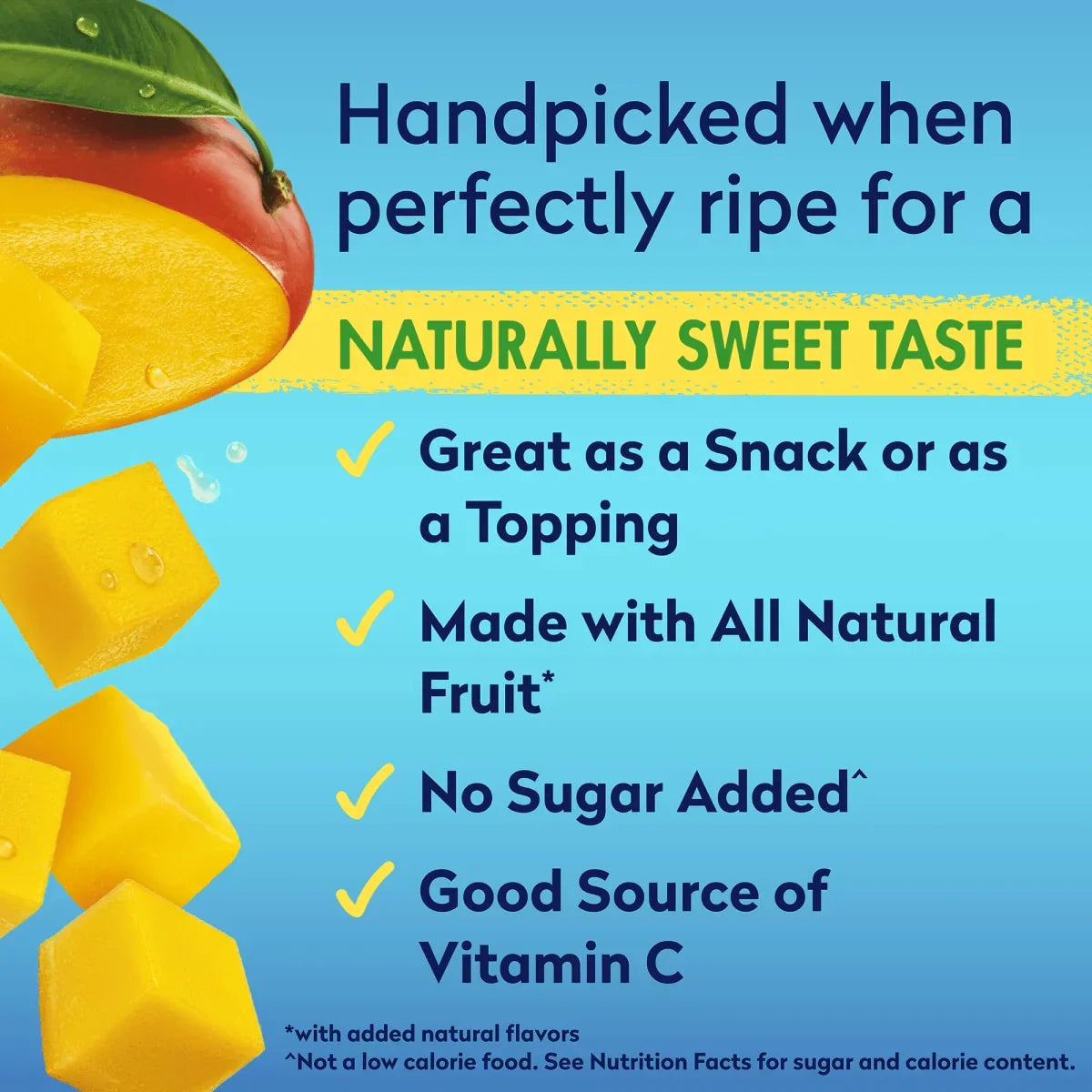 Dole Mango Chunks in a Blend of 100% Juice*, 15.5 oz