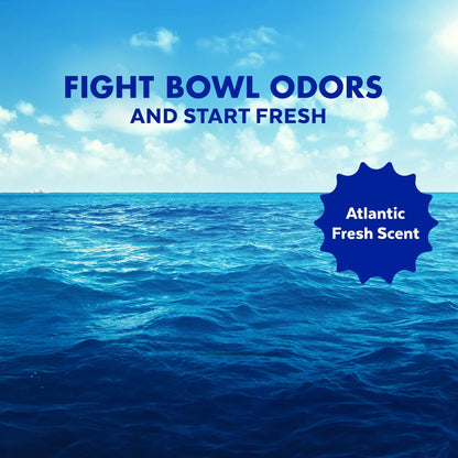 Lysol Power Toilet Bowl Cleaner Gels, Atlantic Fresh, 24 fl oz