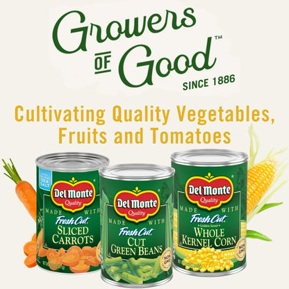 Del Monte Blue Lake Cut Green Beans, Soft, Canned Vegetables, 28 oz Aluminum Can