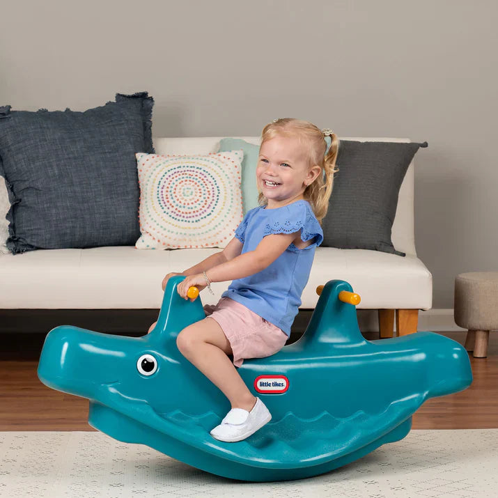 Whale Teeter Totter - Blue