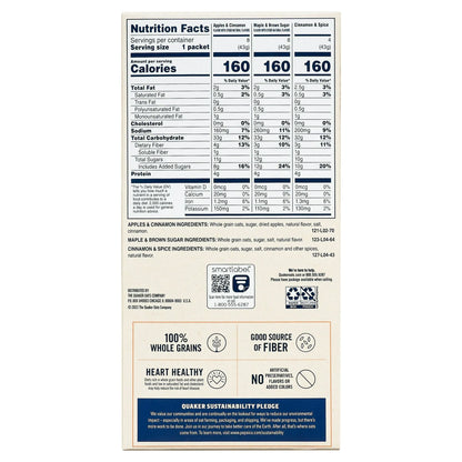 Quaker Instant Oatmeal, Flavor Variety Value Pack, 20 Packets