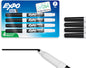 Low Odor Dry Erase Markers Fine Tip Black 4 Count