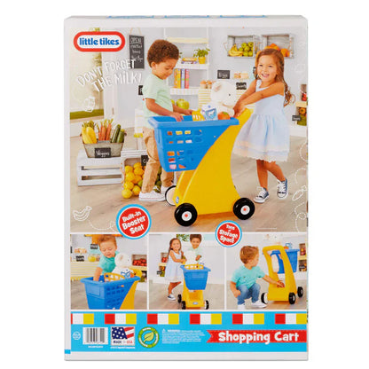 Shopping Cart Blue and Yellow