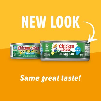 Chicken of the Sea Chunk Light Tuna In Water 4 - 5 oz Cans