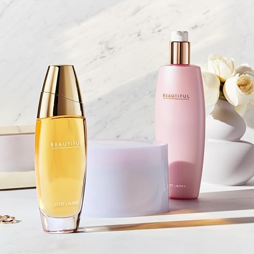 P Lauder Beautiful Eau de Parfum Spray with Notes of Rose, Lily, Tuberose & Orange Flower | Perfumes for Women