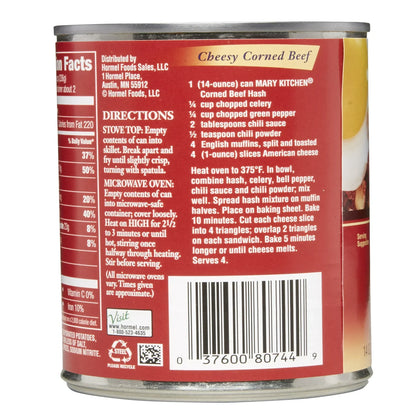 MARY KITCHEN Corned Beef Hash, Canned Corned Beef, Shelf-Stable, 14 oz Steel Can