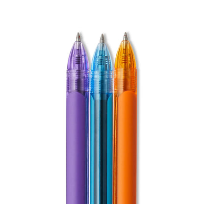 Pen+Gear Retractable Gel Ink Pens, Assorted Colors, 0.7mm, 12 Count