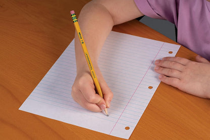 Wood-Cased Pencils, Unsharpened, 2 HB Soft, Yellow, 24 Count