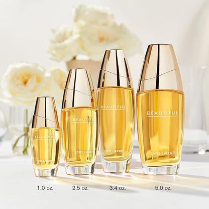 P Lauder Beautiful Eau de Parfum Spray with Notes of Rose, Lily, Tuberose & Orange Flower | Perfumes for Women