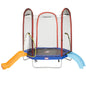 Climb 'n Slide 7ft Trampoline with Enclosure & Slide
