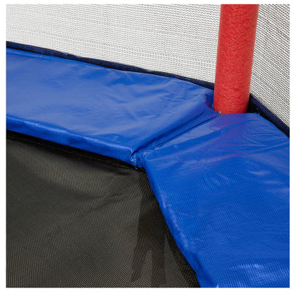 Climb 'n Slide 7ft Trampoline with Enclosure & Slide