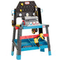 2-in-1 Buildin' to Learn Motor & Wood Shop, Dual-Sided Play with 50+ Accessories