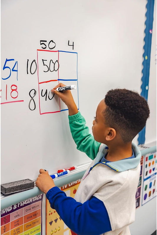 Low Odor Dry Erase Markers Assorted Colors Chisel Tip - Pack of 16