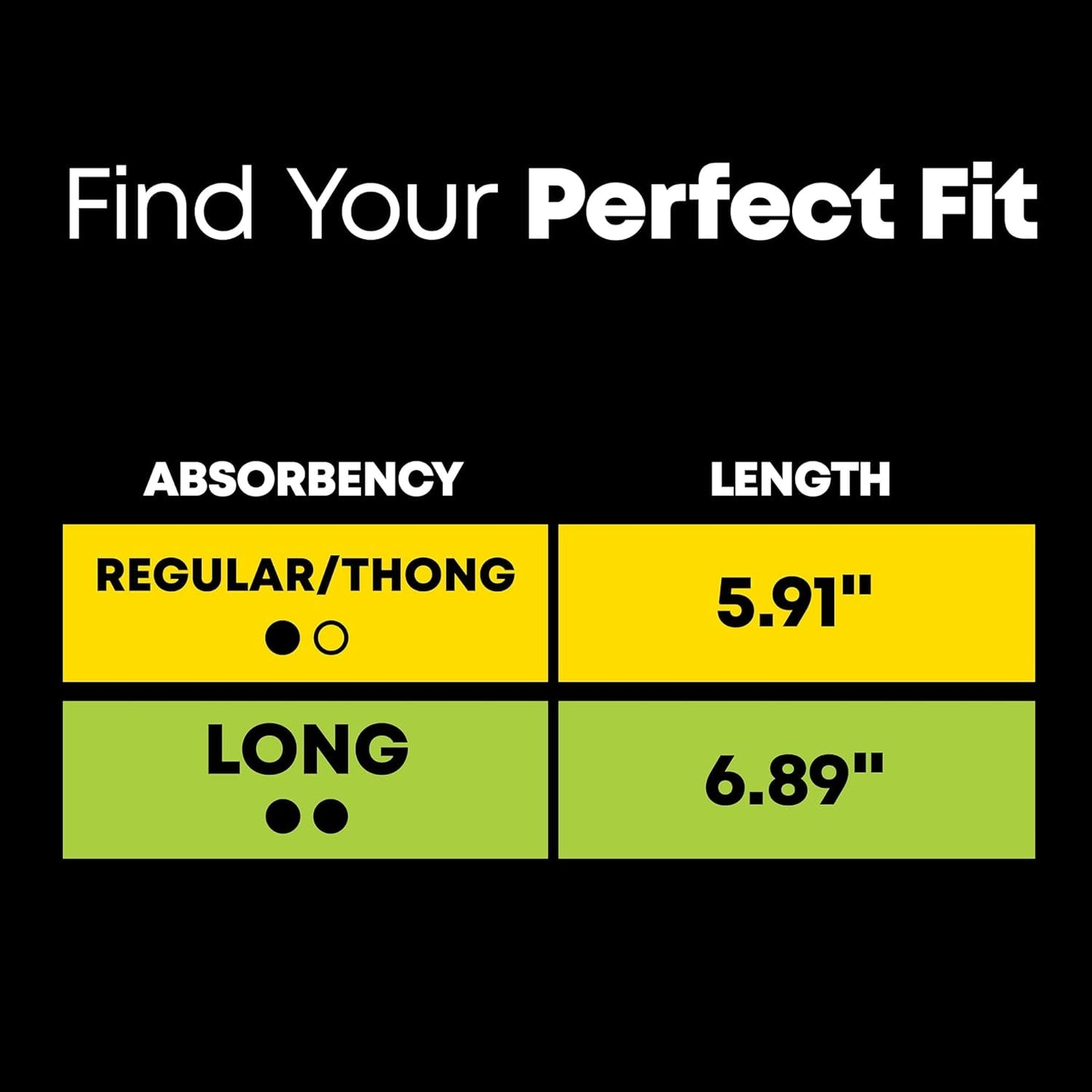 Balance Daily Panty Liners for Thongs, Wrapped, Light Absorbency, Regular Length, 50 Count (Packaging May Vary)