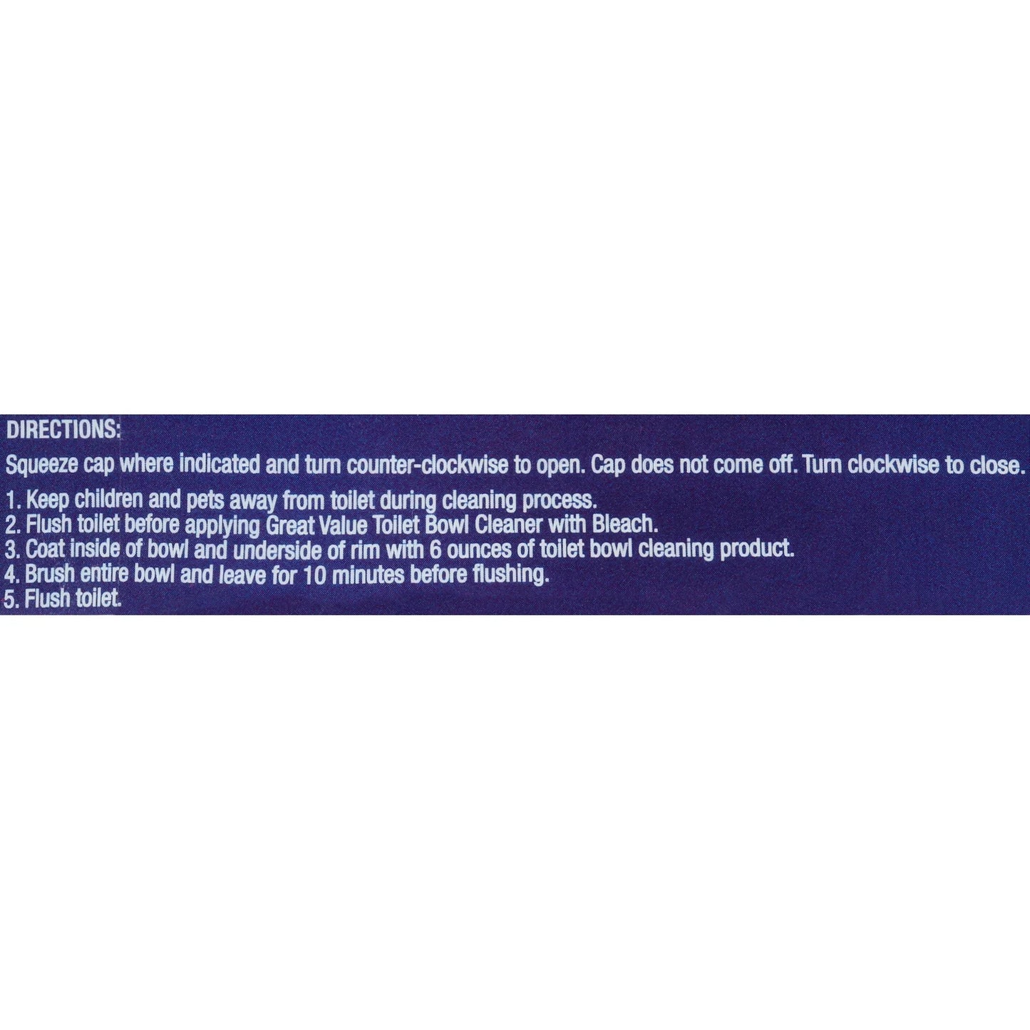 Great Value Toilet Bowl Cleaners, Fresh scent, 24 Fluid Ounce, 2 Count