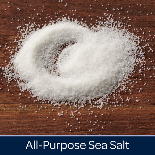 Morton® Sea Salt, Natural All-Purpose, 26 oz Round Can
