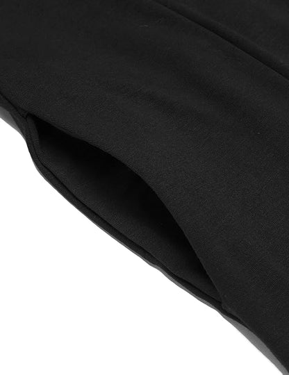 COOFANDY Long Hooded Cardigan Ruffle Shawl Collar Open Front