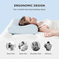 Bedsure Cervical Neck Pillow for Sleeping, Memory Foam with Cool-Touch Ice Pillowcases, Ergonomic Contour Pain Relief, Orthopedic Pillow for Neck Support for Side, Back, Stomach Sleepers ﻿