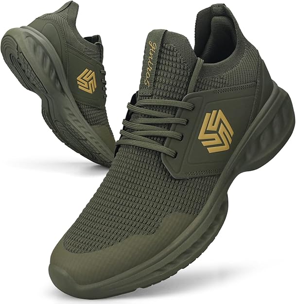 Mens Slip On Walking Shoes Non Slip Running Shoes