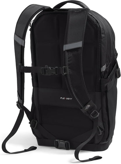 THE NORTH FACE Recon Everyday Laptop Backpack | Daypack with Water Repellent Finish, 16" Laptop Sleeve, 2 Water Bottle Pockets, TNF Black/TNF Black-NPF, One Size
