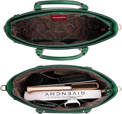 Montana West 3PCS Purses for Women Tote Bag and Wallet Set Shoulder Satchel Handbags